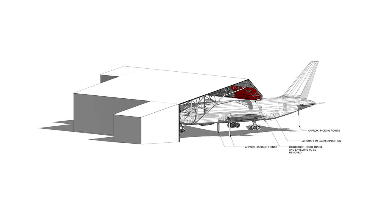Pease Existing Hangar 3d